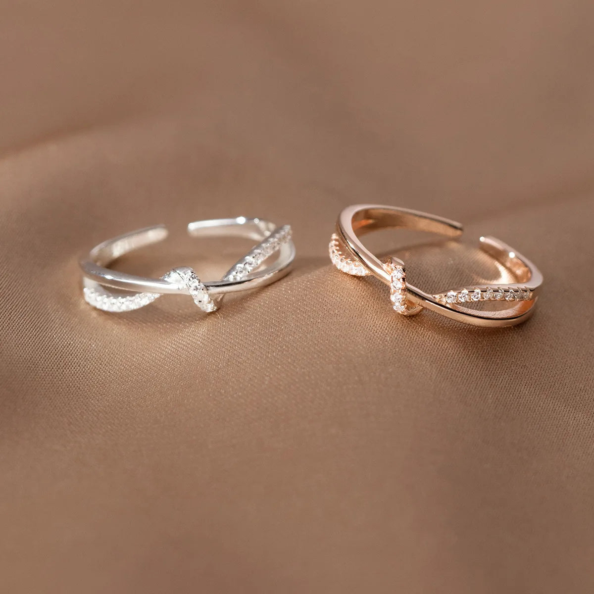 Cross Knot - Ring Rose Gold