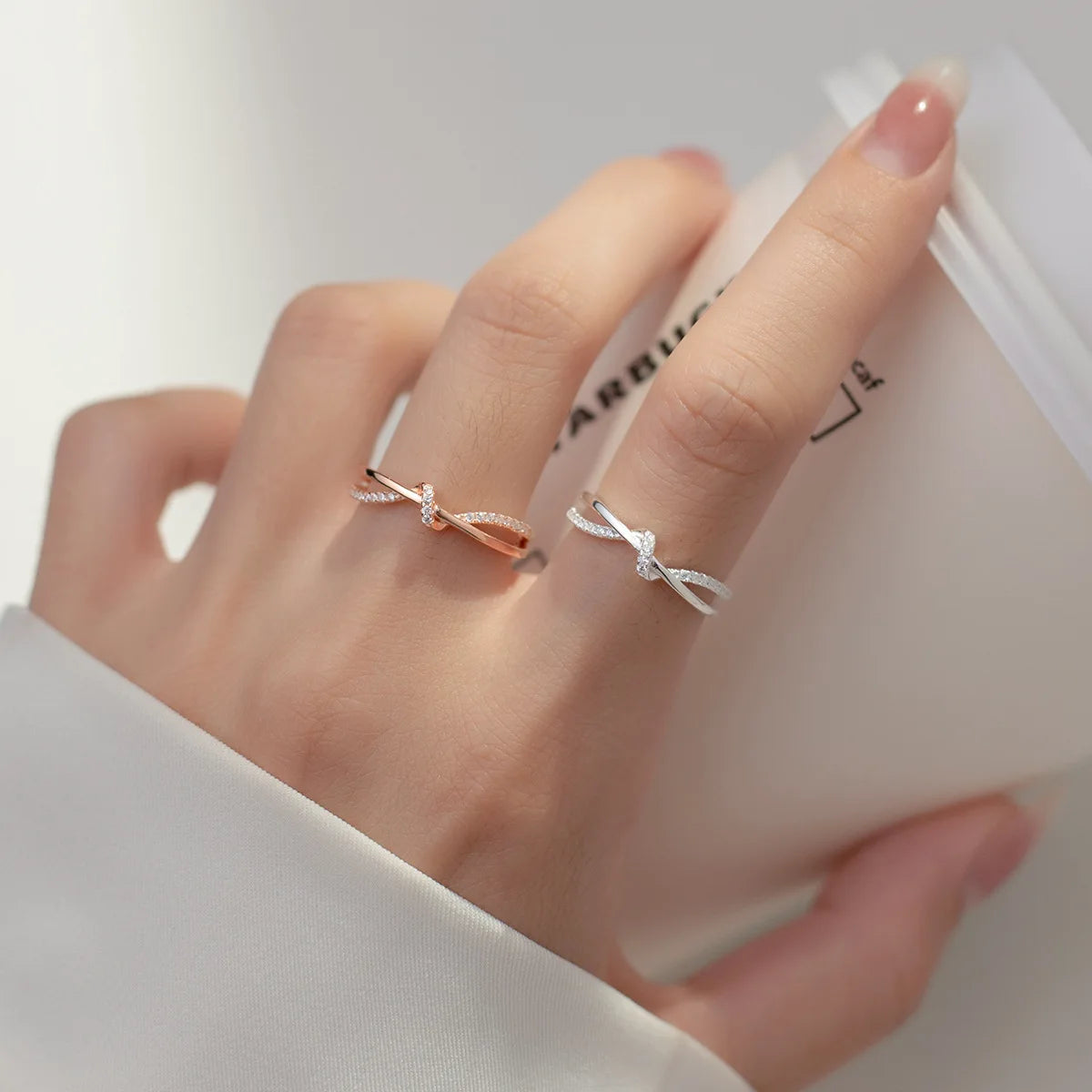 Cross Knot - Ring Rose Gold